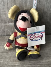 WALT DISNEY STORE PLUSH bean bag stuffed animal tag Mickey Mouse spaceman space