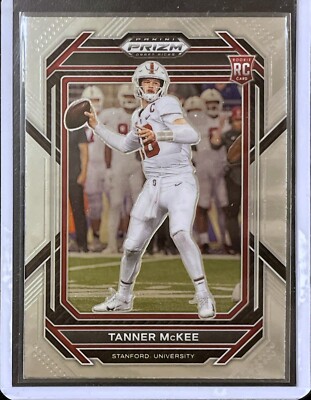 Tanner McKee - Rookie - 2023 Panini Prizm Draft Picks #106
