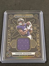 2022 Panini Obsidian Rashod Bateman Atomic Material Electric Etch Orange 71/75