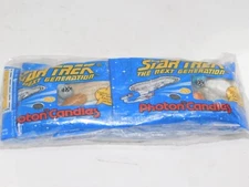 Star Trek Next Generation Photon Candies 1992 Unopened Factory Sealed LOT 8 PACK