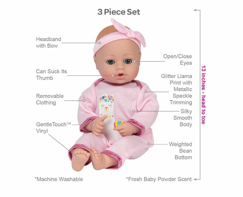Adora Llama Pajama's Play Time Doll 13 inch doll NEW in Box
