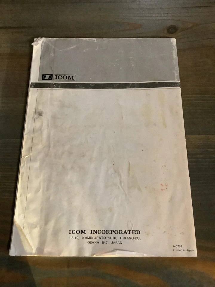 Icom IC-28A/E 144MHz FM Transceiver Instruction Manual Original - Image 3 of 4
