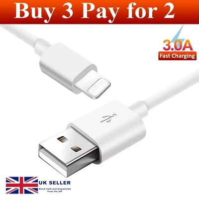 USB iPhone Charger Fast For Apple Long Cable USB Lead 6 7 8 X XS XR 11 12 13 Pro