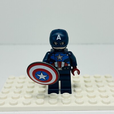 Lego Captain America Minifigure Avengers Vs. The Leviathan Set 76290 With Shield