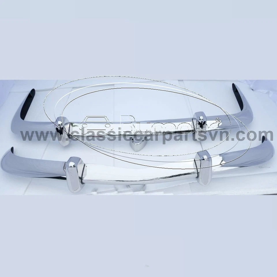 Para-choques estilo Euro Volkswagen Karmann Ghia (1967 - 1969) novos - Imagem 2 de 4