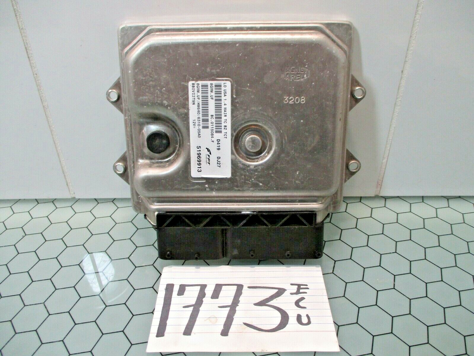 2014 2015 2016 Fiat 500 #1773 Engine Computer ECM ECU 51969913