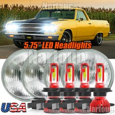For Chevy Impala El Camino 5.75 5-34 Led Headlights High Low Beam 4pcs