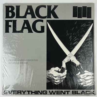 Black Flag   Everything Went Black - SST Records SST-015 Repress/Reissue VG+