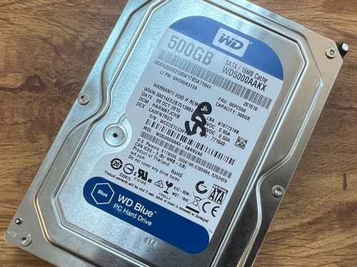 Western Digital WD Blue 500GB 3.5" SATA Hard Drive WD5000AAKX 2060-771640-003 - Picture 2 of 5