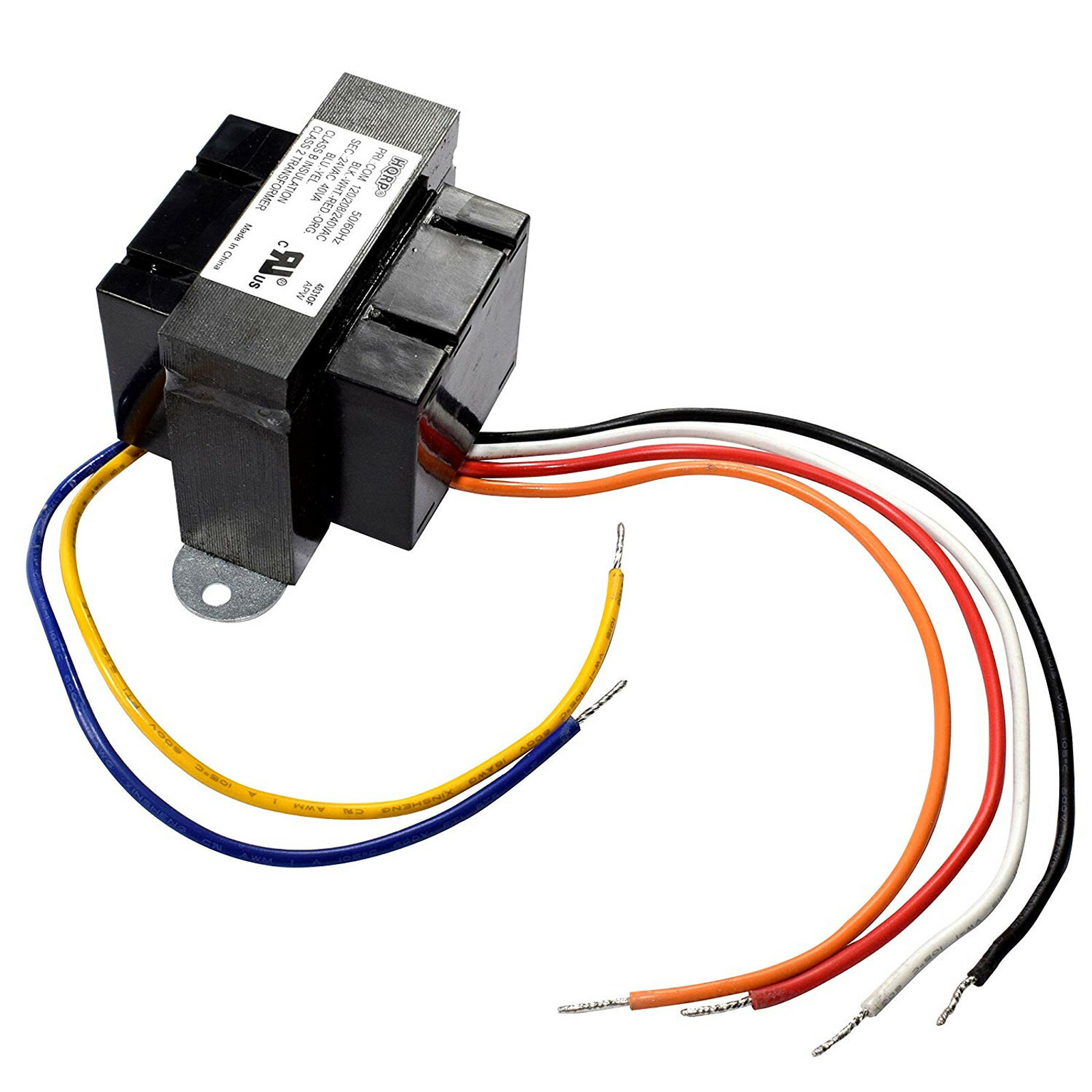 HQRP 120V240V 24V (40VA) Transformer for Powering Smart Doorbells