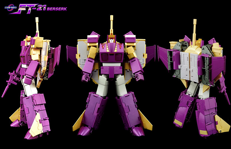 Ready! FansToys FT-21 Berserk Blitzwing Triple Changers Action