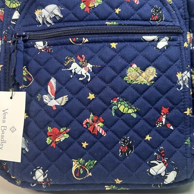 NWT Vera Bradley Snow Globe campus backpack Vera Bradley Campus Backpack Laptop Bag InN Snow Globe  main image 4