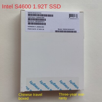 Intel S4610 1.92TB SSD SATA III 6Gb/s 2.5'' SSDSC2KG019T Lenovo Version New