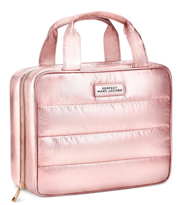 NWT Marc Jacobs Perfect Fragrance Toiletry Bag Cosmetic Travel Case - Rose Gold