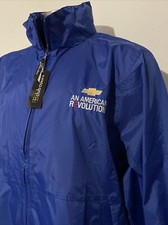 Chevy Chevrolet An American Revolution Hooded Windbreaker Jacket Adult Lg *NWT