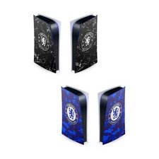 CHELSEA FOOTBALL CLUB MIXED LOGO VINYL SKIN FOR SONY PS5 DIGITAL EDITION CONSOLE