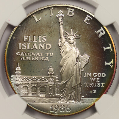 1986-S Statue of Liberty Silver Commemorative $1 PF 68 Ultra Cam