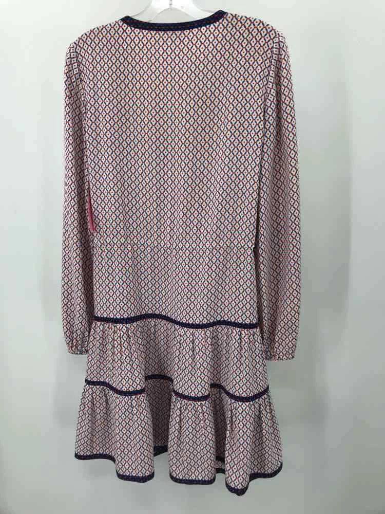 TORY BURCH Abito midi usat Toryh Burch rossoa t 2tampato stampa cambio manic