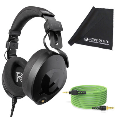 Rode NTH-100 Kopfhörer + 2.4m Kabel Grün + Tuch