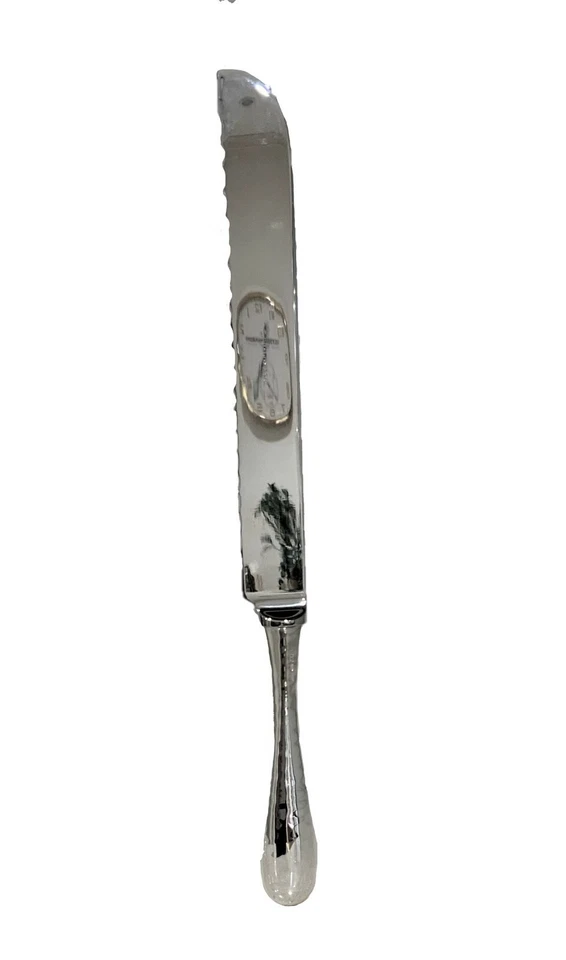 BRANDIMARTE coltello pane panettone argento sterling 925 artigianale martellato - Immagine 4 di 4