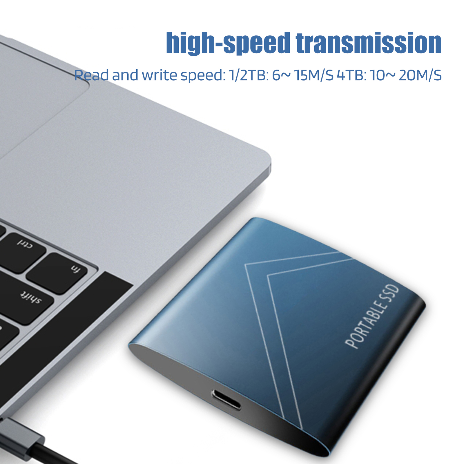 Portable External Hard Disk Drive Type-C 3.1 1TB/2TB/4TB for Win 7/8/10/XP sa