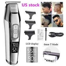 KEMEI Cordless Hair Clipper Beard Trimmer Electric Haircut Machine Beard Trimmer