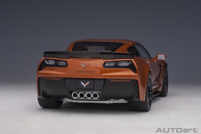 2016 CHEVROLET CORVETTE C7 Z06 COUPE DAYTONA SUNRISE ORANGE 1:18