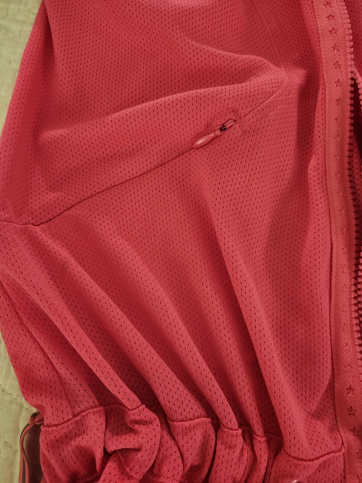 Felpa con cappuccio Fila Donna Rosa Atletica Leggera con Cerniera Taglia Small