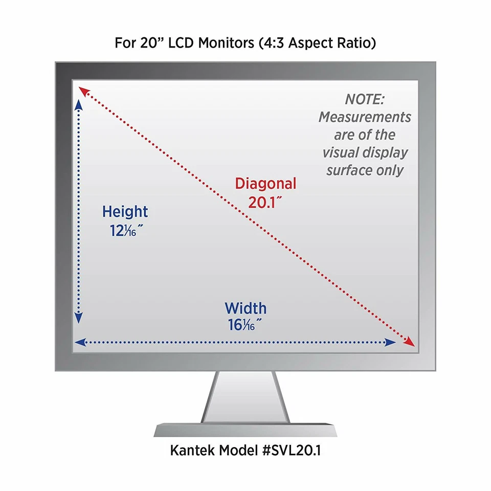 Kantek Secure-View Blackout Privacy Filter for 20-Inch Standard LCD Monitors - Image 4 of 4