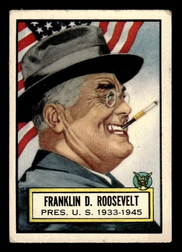 1952 Topps Look 'N See #1 Franklin D. Roosevelt VG