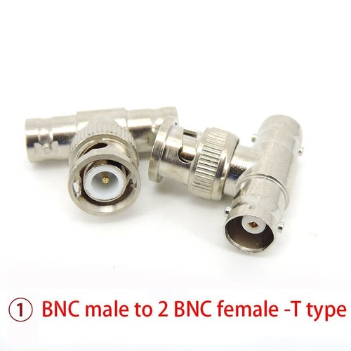 2way BNC male female to angel BNC male female plug jack t splitter RG59 Coaxial - Picture 7 of 12
