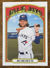 All Star BO BICHETTE Topps Heritage Base Card #293 Toronto Blue Jays
