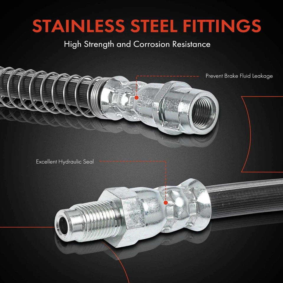 2x Manguera hidráulica de freno delantera A-Premium para Mercedes-Benz AMG GT S S SLS AMG C190 Foto 4 de 4