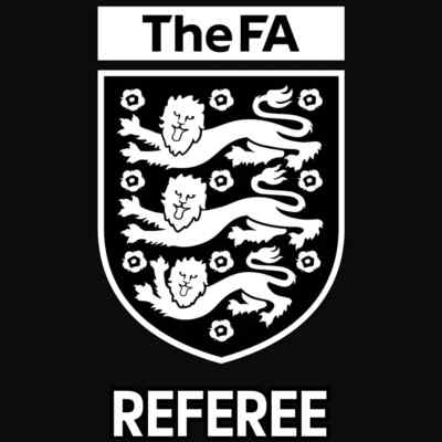 FAMOA The FA Referee Heat Press Vinyl Decal Badge Match Kit White ...