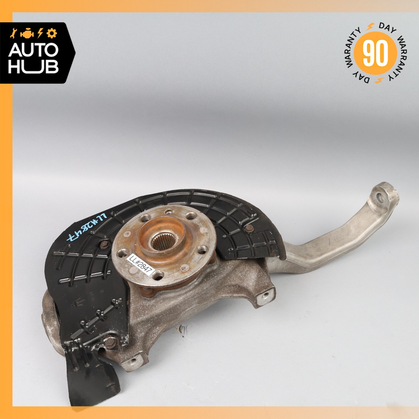 14-16 Maserati Quattroporte SQ4 Ghibli Front Right Knuckle Spindle OEM 69k