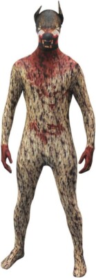 Morph Werewolf Draugluin Full 2nd Skin Body Suit Halloween Costume Adult XL