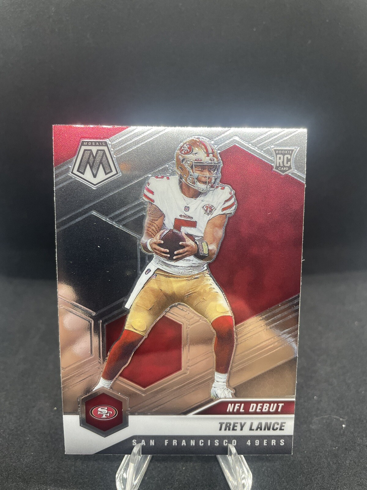 Trey Lance 49ers 2021 Panini Mosaic NFL Debut Rookie #244