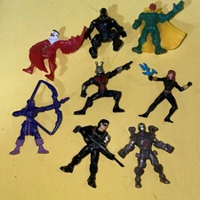 B36 Marvel 500 Series Micro Figures Lot Of 8- Rare HTF Discontinued Figures