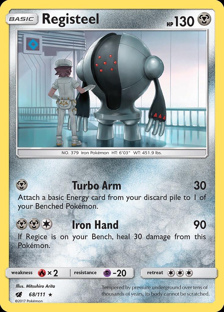 Pokemon Registeel (68/142) Crimson Invasion LP Pokemon Registeel (68/142) Crimson Invasion LP