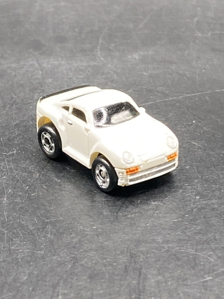 Micro Action Porsche 959 Vehicle White Sports Car Funrise 1989 Vintage Toy