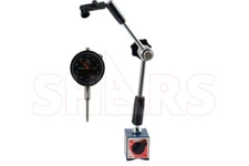 135lbs Hydraulic Magnetic Base Holder Fine Adjustment + 1" Dial Indicator #]