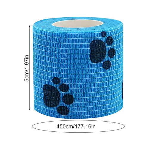1* Vet Bandage Wrap, Self Adhesive Bandage Tape For Pet's Paws Wrap Sports Care - Picture 4 of 17