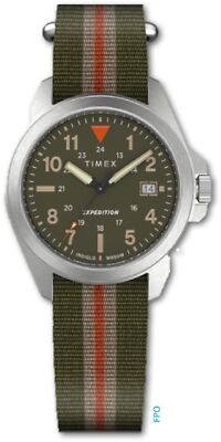 Timex TW4B32400 Men's Expedition Field 36mm Fabric Band Watch