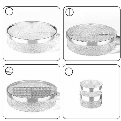 4x Stackable Watch Cleaner Baskets Washing Storage Tray Cleaning Tool with Mesh - Picture 6 of 6