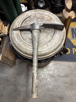 Vintage Pick Axe Mining Coal Miners, Garden.