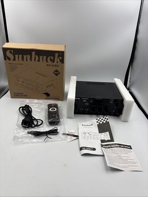 Sunbuck AS-35BU Upgraded Ver. Stereo Audio Amplifier New Open Box