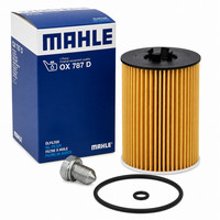 ÖLfilter Mit ÖLablassschraube Mahle Knecht OX 787D FüR Audi, Seat, Skoda, VW