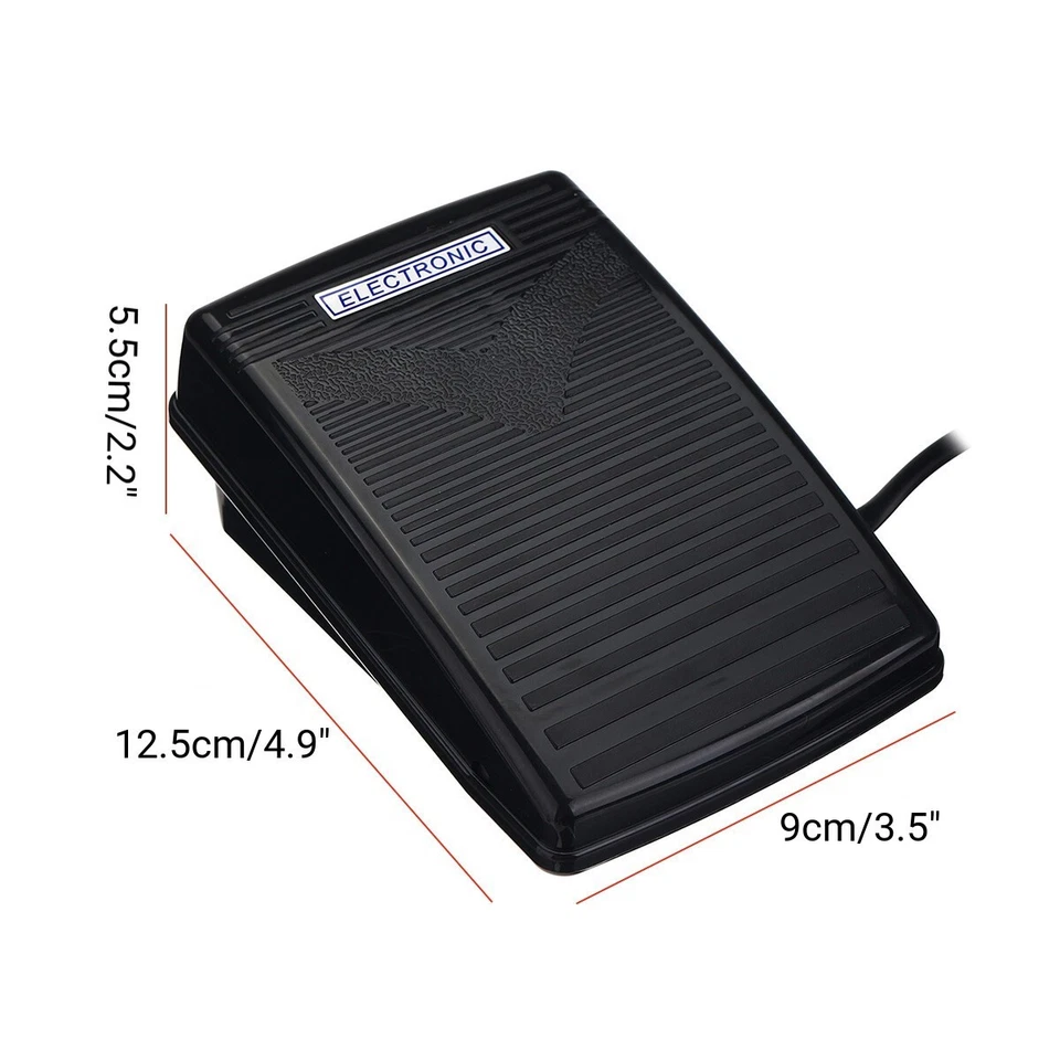 Foot Control Pedal&Power Cord For Sewing Machine For Singer Elna Janome New Home - Image 2 of 4