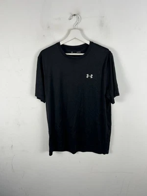 T-shirt Under Armour noir taille XL sport running homme coupe classique - Photo 1/4