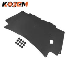Hood Insulation Pad Heat Blanket Black With Clips For Dodge Ram 1500 2002-2008